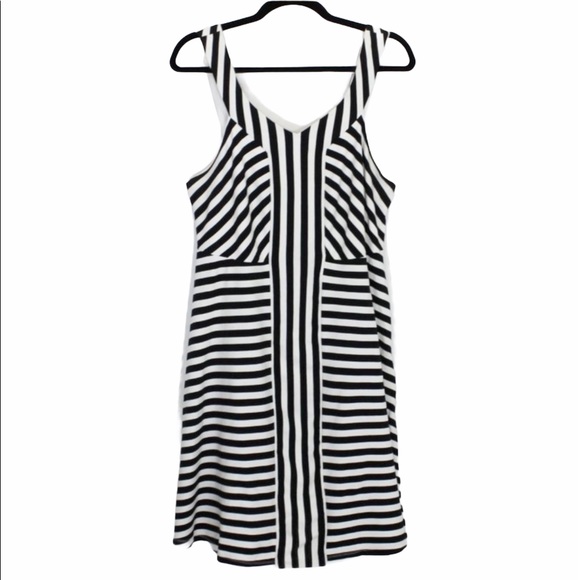 TORRID Black and White Striped Dress - Picture 1 of 11